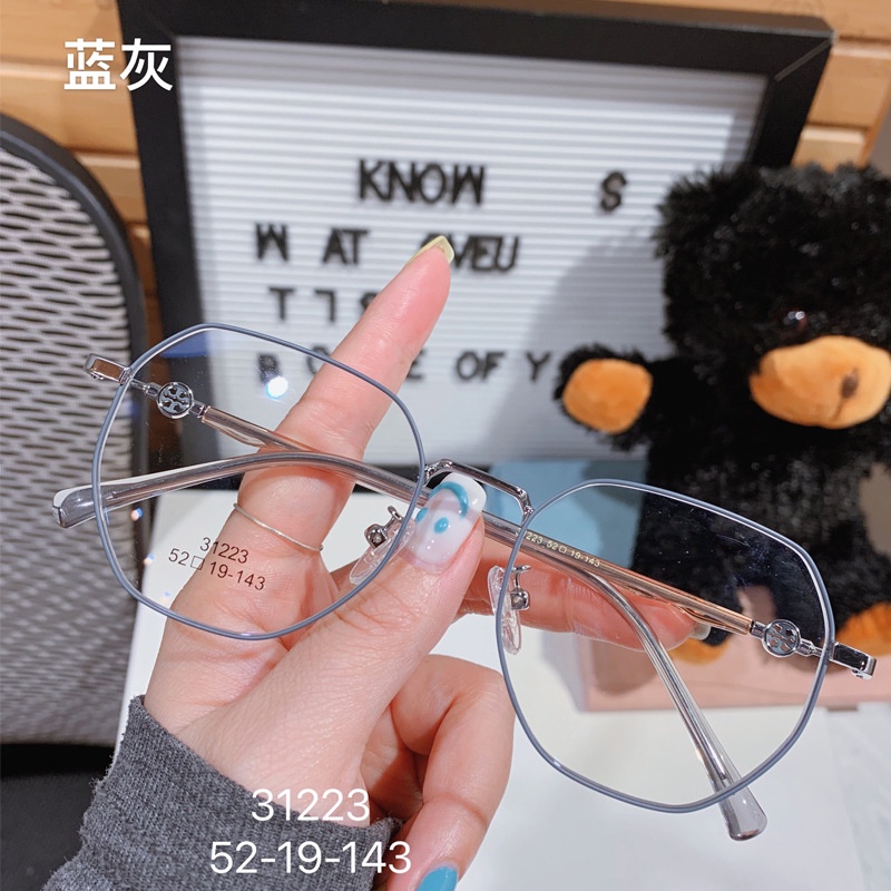 กรอบแว่นตา 1.56/1.61 แว่นสายตาสั้น + มัลติฟังก์ชั่น + ป้องกันแสงสีฟ้า 100% แว่นแฟชั่นหลากสีคุณภาพสูง กรอบแว่นตาย้อนยุค - รูปที่ 3