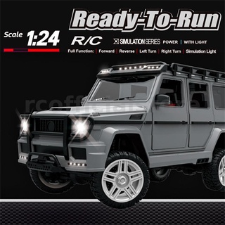 Sg PINECONE FOREST 2401 RTR 1/24 2.4G 4WD โมเดลรถไต่หินบังคับ ขนาดเล็ก มีไฟ LED