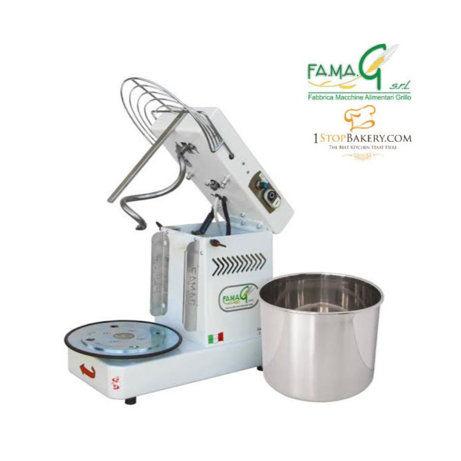 เครื่องตีขนมปัง นำเข้าจาก Famag AgriEuro IM10/S/10 Vel.Ribaltabile Dough mixer 0.5kg/10kg.(สนใจสอบถามเพิ่มเติมได้นะครับ)