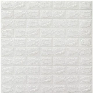 วอลเปเปอร์ วอลเปเปอร์ติดผนัง หนา 4 มม. 70*77cm วอลเปเปอร์ติดผนัง 3d wallpaper ลายอิฐ กันกระแทก มีกาวในตัว 1 แผ่น #A025