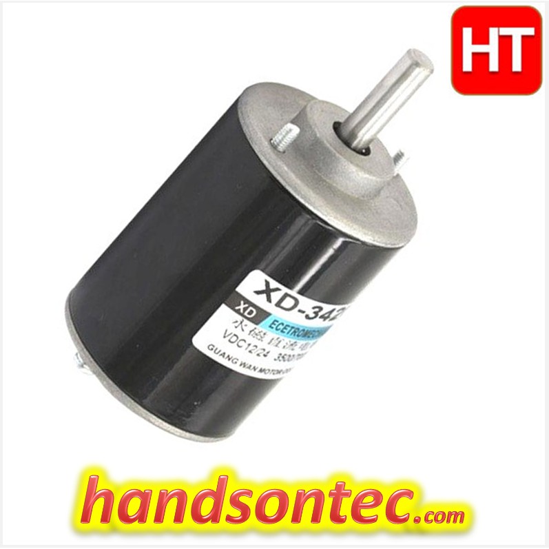 XD3420 3500RPM@12V 7000RPM@24V Dual Ball Bearing Long Life DC Motor
