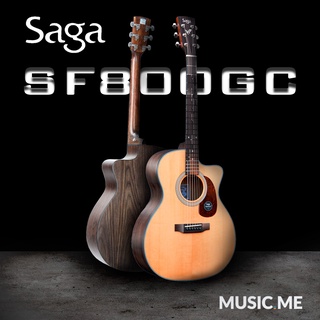 กีต้าร์โปร่ง Saga SF800GC