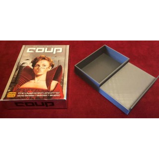 Coup Boardgame: Game Box Insert (Sleeved Cards)