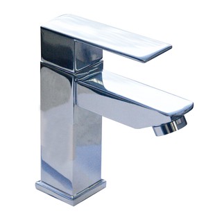 ก๊อกอ่างล้างหน้า ก๊อกอ่างล้างหน้าเดี่ยว LUZERN DL-6016 สีโครม ก๊อกน้ำ ห้องน้ำ BASIN FAUCET SINGLE LUZERN DL-6016 CHROMIU