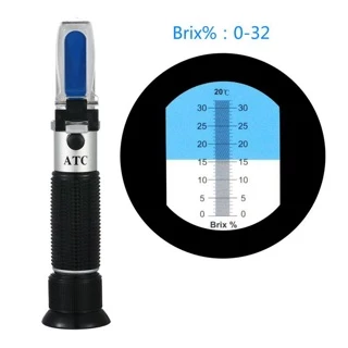🔥ลดพิเศษ🔥 เครื่องวัดค่าความหวาน Brix 0-32% Brix Refractometer บริกซ์ รีแฟลกโตมิเตอร์ meter