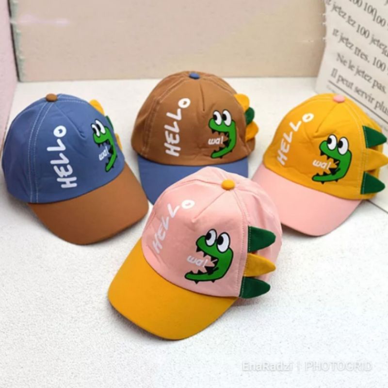 ️ CAP BABY HELLO DINASOUR