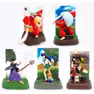 (เพิ่ม 2 แบบพร้อมส่ง) Model Inuyasha Bandai 2002 โมเดลงานฉากอินุยาฉะ คาโงเมะ ชิปโป ซังโกะ คิราระ