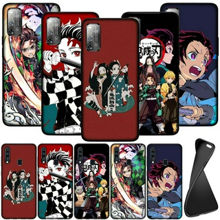 เคสโทรศัพท์ ชนิดซิลิโคน แบบนิ่ม ลายการ์ตูนอนิเมะ demon slayer สําหรับ ซัมซุง Galaxy A50 A40 A30 A20 A10 A70 M20 A50S A30S A20S A10S