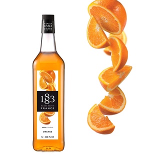 1883 ORANGE FLAVORED SYRUP 1000 ml.  (1883 น้ำเชื่อมกลิ่นส้ม 1000 มล.)