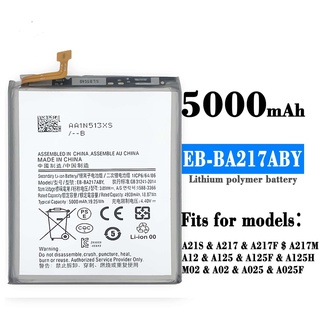 แบตเตอรี่ Battery Samsung A02 A12 A21S M02 A025 A125 A217 รับประกันสินค้า 6 เดือน