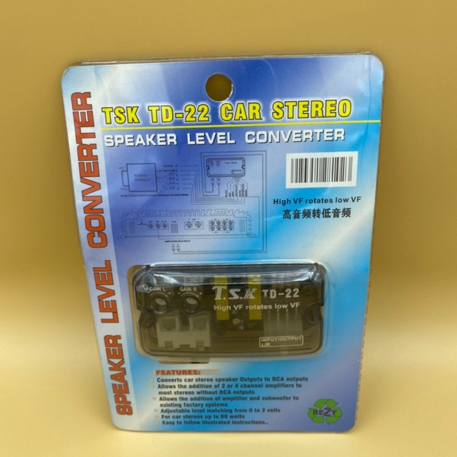 ตัวแปลงสัญญาณ High To Low รุ่น TD-22 แปลงสัญญาณวิทยุ ไฮทูโล