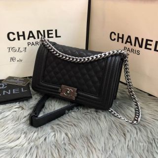 กระเป๋าChanel Boy 🔥สวยแท้ 10นิ้ว ☑️ขายดีถูกที่สุด กระเป๋าสะพาย กระเป๋าถือ กระเป๋าแฟชั่น