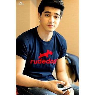 rudedog เสื้อคอกลม ชาย หญิง  รุ่น Logo15สีกรม