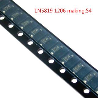 schottky ไดโอด smd 1n5819 สำหรับทำ S4 SOD123/1206  50 ชิ้น