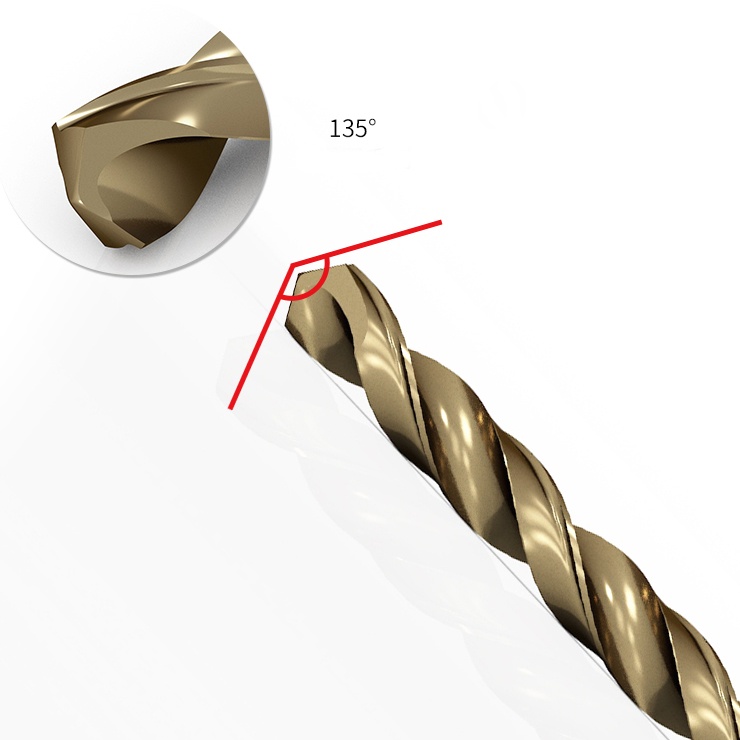 OPP ดอกสว่านโคบอลต์ HSS Co5 M35 ขนาด 1.0-5.9 mm สำหรับเจาะสแตนเลส เจาะเหล็ก - รูปที่ 6