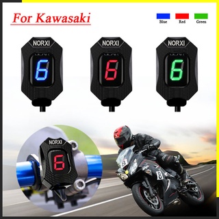 ตัวระบุเกียร์รถจักรยานยนต์ สำหรับ Kawasaki er6n ninja 300400650 Versys 650 vulcan z800 z1000 1-6 บอกระดับเกียร์ Ecu