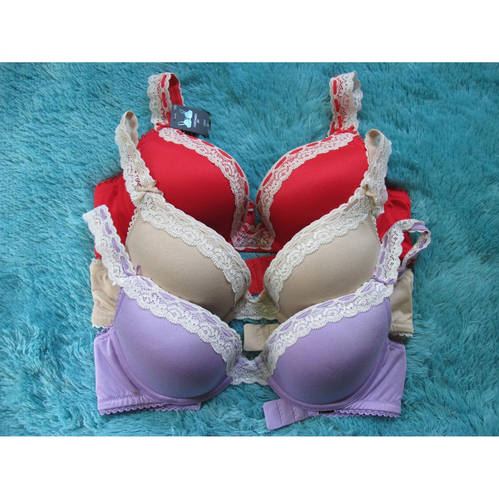 PUSH UP BRA HEIDI FLEXIBLE FOAM BY HEIDI KLUM BRA Daisy Ribbon Custom Lift Bra SIZE 36C (C80) 38B (B