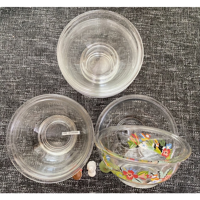 323 323H 1500ml CHANEL2HAND99 มือสองสภาพใหม่ IWAKI PYREX 1.5L อ่างผสม ชามผสม ชามแก้ว ชามแก้วโบโรซิลิ