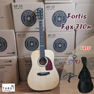 กีตาร์โปร่งไฟฟ้า Fortis รุ่น FGX-710N พร้อมของแถม