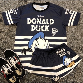 เซทเสื้อยืด &amp; กางเกงขาสั้นลายDonald Duck