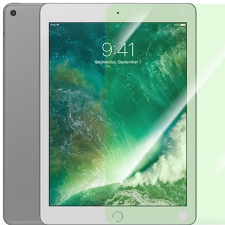 ฟิล์มกระจก สีเขียวตัดแสง ถนอมสายตา สำหรับ ไอแพด รุ่น 9.7  Green Light Tempered Glass Blue Light Cut Screen For iPad 9.7