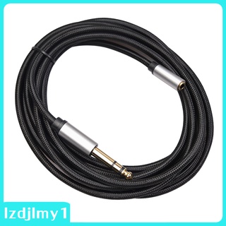 [ราคาจำกัดเวลา] Headphone Adapter 6.35mm Female to 3.5mm Male Stereo Audio Adapter 0.3 meter