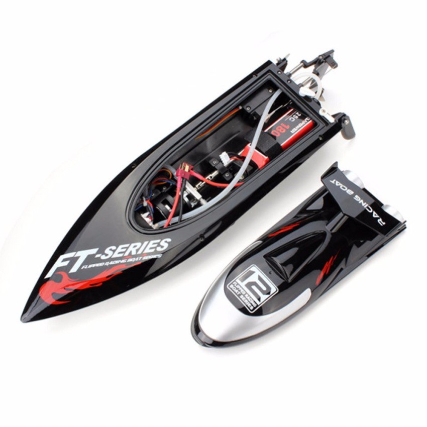 Feilun เรือบังคับไฟฟ้า Motor Brushless RC Racing Boat FT012ระบายความร้อนด้วยน้ำ ทำความเร็วได้กว่า 45