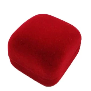 (12ใบ)กล่องกำมะหยี่ใส่แหวนและต่างหู จำนวน (1โหล)