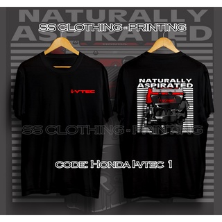 i-Vtec Naturally Aspirated Honda Car Shirt Car Guy Shirt Car Wearเสื้อยืด