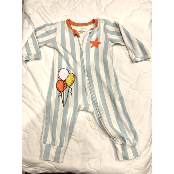 ชุดนอนเด็กมือสอง Baby Lovett Circus Collection Two-way Zipper Pajamas size 12-18M