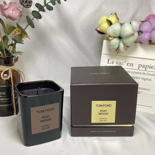 tomfoud wood CANDLE  เทียนหอมกลิ่นตามภาพแท้100%  🖤ราคาเต็ม 4,200฿ พิเศษ 2650ส่งฟรี 🖤PRIVATE BLEND CANDLE  เทียนหอมกลิ่น