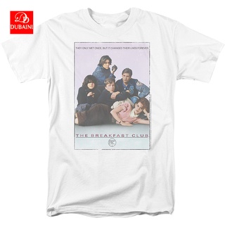 DuBaiNI อาหารเช้าคลับวงดนตรีแขนสั้นเสื้อยืดอาหารเช้าคลับวงดนตรีถนนบวกขนาดหลวมย้อนยุคชายและหญิง  OG,