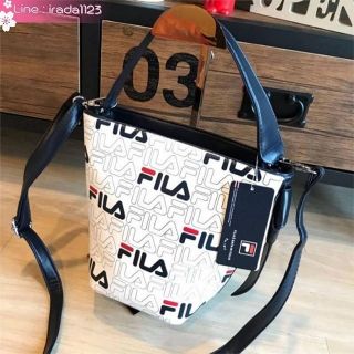 FILA UNISEX LINEAR MINI ROUND CROSSBODY GUM BAG ของแท้ ราคาถูก