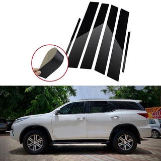 สติกเกอร์เสากลาง สําหรับ  Toyota Fortuner 2016-2023 6 ชิ้น