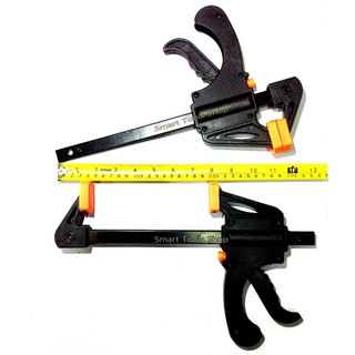 SANKI Quick bar clamp คีมหนีบถ่าง ปากกาจับไม้ จับเร็ว 6 นิ้ว / 2 อัน