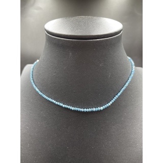 Diamond beads  in blue 21 carats 💎 * AAA grade natural rhodel  shaped beads 2.0-3.0 MM