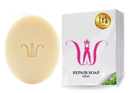 [ส่งฟรี]สบู่หญ้ารีแพร์ Winona Repair Soap 90 g.สบู่ทำความสะอาดจุดซ่อนเร้น