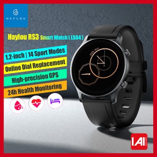 Ready Haylou Rs3 Ls04 นาฬิกาข้อมือ Smartwatch วัดอัตราการเต้นหัวใจกันน้ํา Spo2