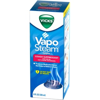 ʕ￫ᴥ￩ʔ ยาน้ำสำหรับใส่เครื่องทำไอระเหย Vicks Vaporizing Stream Liquid,8 fl OZ.