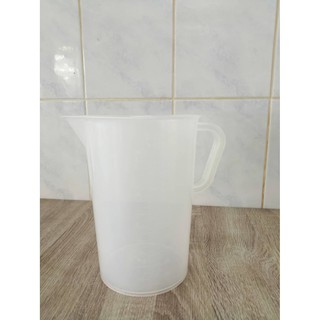 Beaker 3000 ml with Handle PP (Polylab) บีกเกอร์พลาสติกพร้อมหู ขนาด 3000 มล.