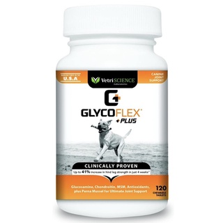 Vetriscience Glycoflex Plus Hip and Joint Support บำรุงข้อและสะโพกสำหรับสุนัข 120 เม็ด