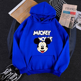 ราคาถูกที่สุด  ใหม่ล่าสุด  Mickey  รูปแบบการ์ตูนน่ารัก   บวกกำมะหยี่  เสื้อฮู้ด  10สี   M~3XL