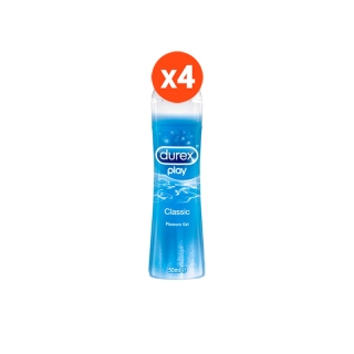 Durex แพ็ค 4 สุดคุ้ม ดูเร็กซ์ เจล หล่อลื่น เพลย์ คลาสสิค (ขนาด 50 มล. x4 ขวด) Durex Lubricant Gel Play Massage 50 ml