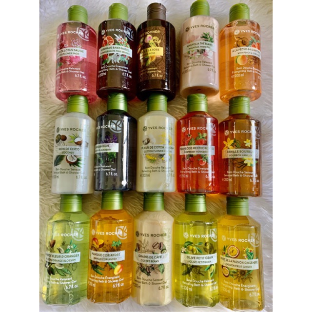 Yves Rocher ครีมอาบน้ำ 200ml. พร้อมส่งค่ะ