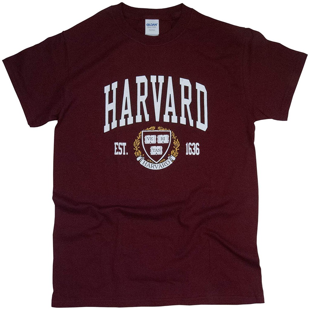 เสื้อยืดลายกราฟฟิก Harvard University