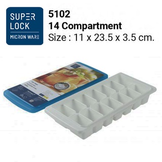 Micronware รุ่น 5102 ช่องทำน้ำแข็ง 14 ช่อง ปราศจากสารก่อมะเร็ง (BPA Free) สีฟ้า
