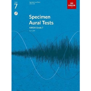 Specimen Aural Tests, Grade 7 with 2 CDs : new edition from 2011 (9781848492592)