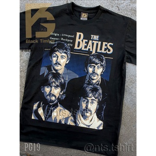 เสื้อยืดโอเวอร์ไซส์PG 19 The Beatles John Lennon Premium Grade T-shirt เสื้อยืด สกรีนแน่น ไม่หลุดร่อน ผ้าหนานุ่ม ไม่หดไม