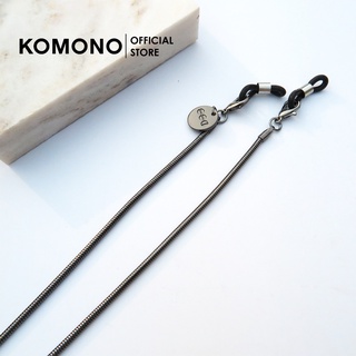 KOMONO Cord Boa Gun สายคล้องแว่นโลหะ สีดำ