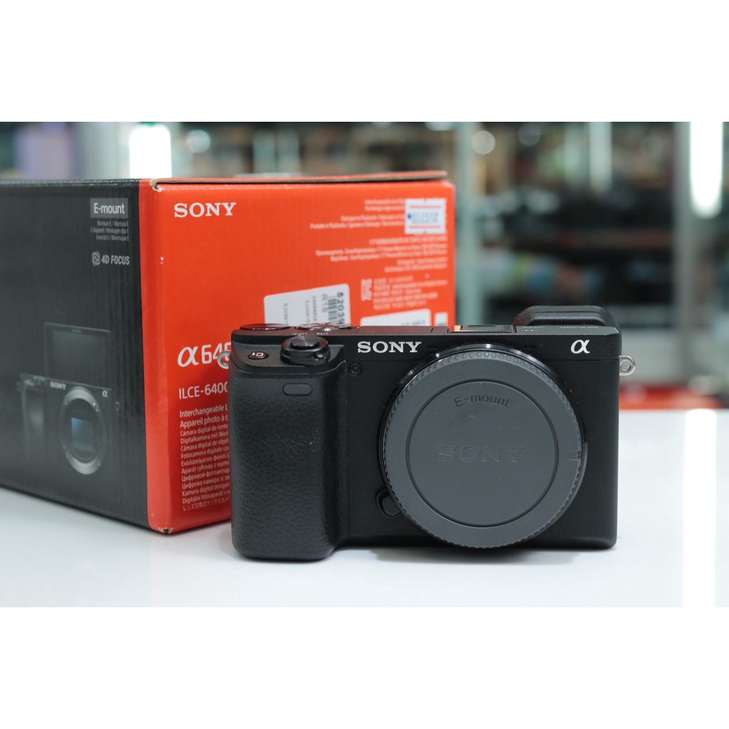 Sony A6400 ( Body ) ชัตเตอร์ 3,000 ครบกล่องอดีตประกันศูนย์